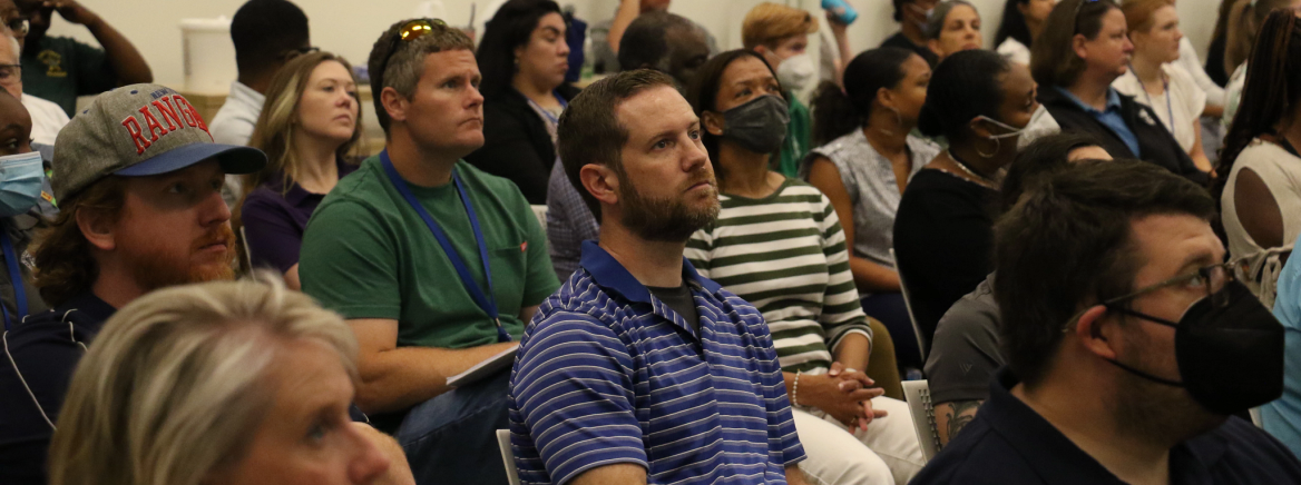 A photos of Active Shooter Training students.