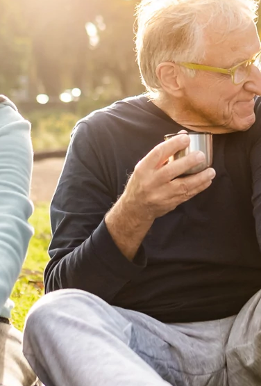Group Resting in Park